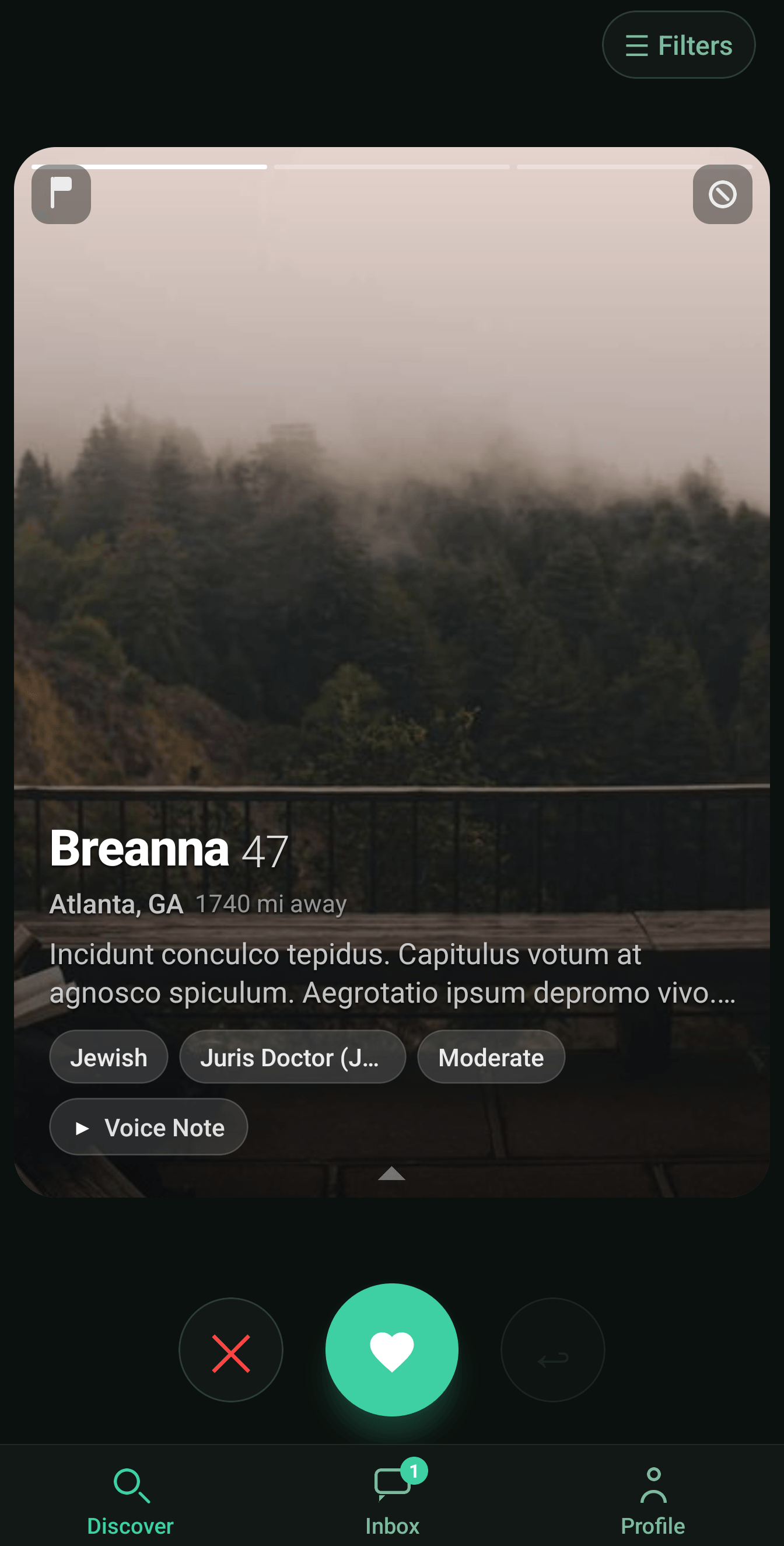 Fazool discover screen