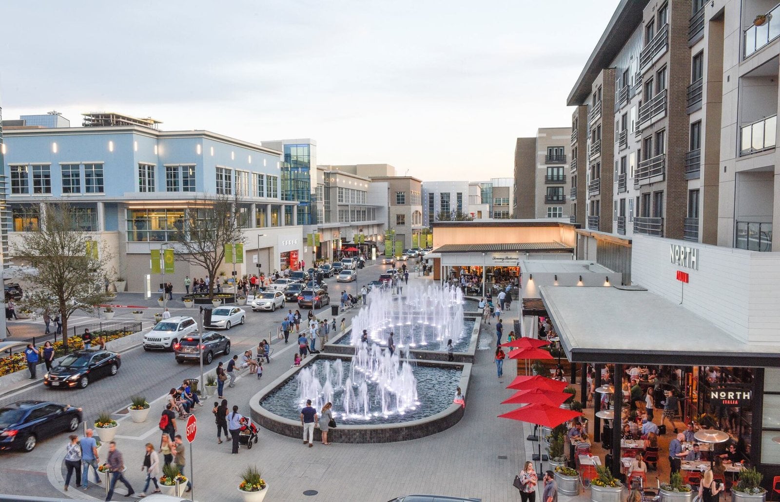 Legacy West lifestyle center in Plano, Texas