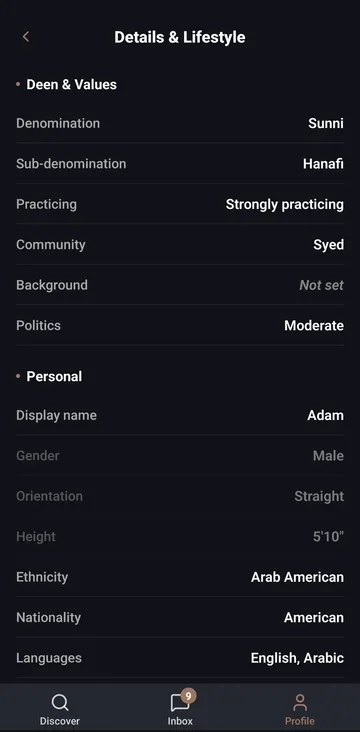 Animated sequence of Fazool app screens: the structured profile fields, a discovery profile card with a voice note, and a new match with icebreakers